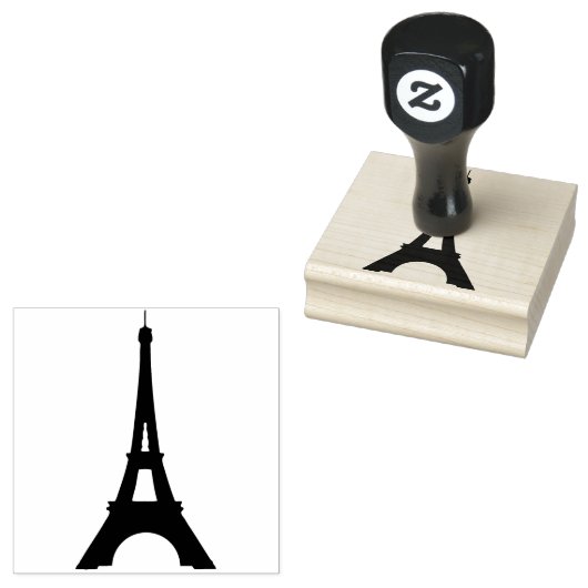 Tampons Encreurs Timbres en bois/Tour Eiffel (Tamponné)