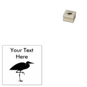Tampons Encreurs Timbres en caoutchouc d'oiseaux de Heron tropical (Tamponné)