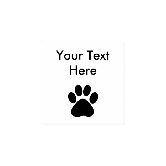 Tampons Encreurs Timbres en caoutchouc Empreintes de pattes de chie (Impression)