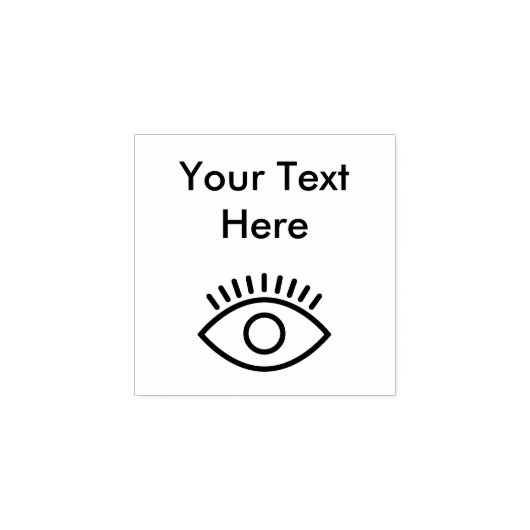 Tampons Encreurs Timbres en caoutchouc pour Symbole oculaire (Impression)