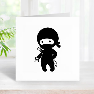 Tampons Encreurs Tiny Ninja tenant l'étoile à lancer