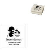 Tampons Encreurs Tiny Ninja Watering Bonsai Tree Address (Tamponné)