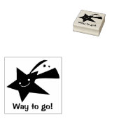 Tampons Encreurs Tir Étoile Enseignants sur mesure Timbre en caoutc (Tamponné)