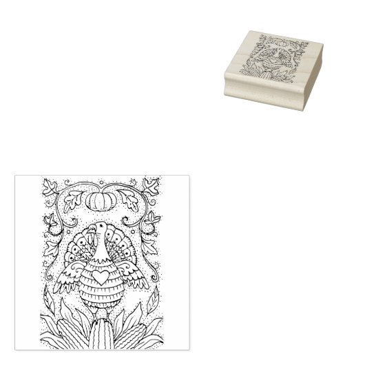 TAMPONS ENCREURS TONS DE REMERCIER TURQUIE, CORN & FOLK CITROUILLE (Tamponné)