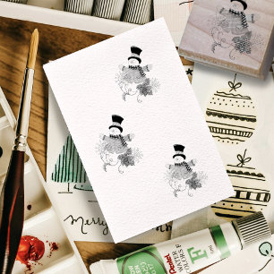 Tampons Encreurs Top Hat Snowman