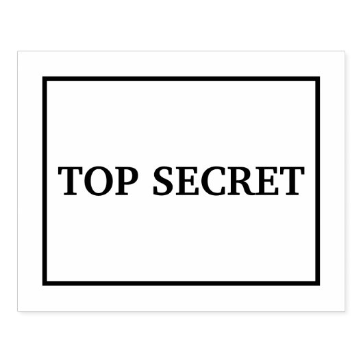 Tampons Encreurs Top secret (Impression)