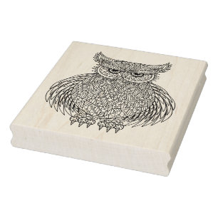 Tampons Encreurs Totem d'oiseaux de hibou inspiré
