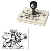 Tampons Encreurs Tour Lion Fleur de Lis Crest Emblem C (Tamponné)