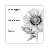 Tampons Encreurs Tournesol N'importe quel épargnant de semences (Impression)