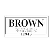 Tampons Encreurs Tout le timbre d'adresse familiale bloqué (Impression)