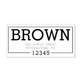 Tampons Encreurs Tout le timbre d'adresse familiale bloqué (Impression)