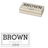 Tampons Encreurs Tout le timbre d'adresse familiale bloqué (Tamponné)