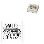 Tampons Encreurs Tout simplement parce que deux personnes sont tomb (Tamponné)