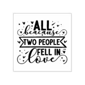 Tampons Encreurs Tout simplement parce que deux personnes sont tomb (Impression)