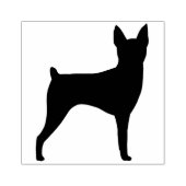 Tampons Encreurs Toy Fox Terrier Chien race Silhouette (Impression)