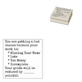 Tampons Encreurs Travail étudiant Deuxième chance (Tamponné)