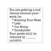 Tampons Encreurs Travail étudiant Deuxième chance (Impression)