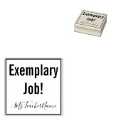 Tampons Encreurs "Travail exemplaire !" + Nom de l'enseignant Timbr (Tamponné)