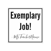 Tampons Encreurs "Travail exemplaire !" + Nom de l'enseignant Timbr (Impression)
