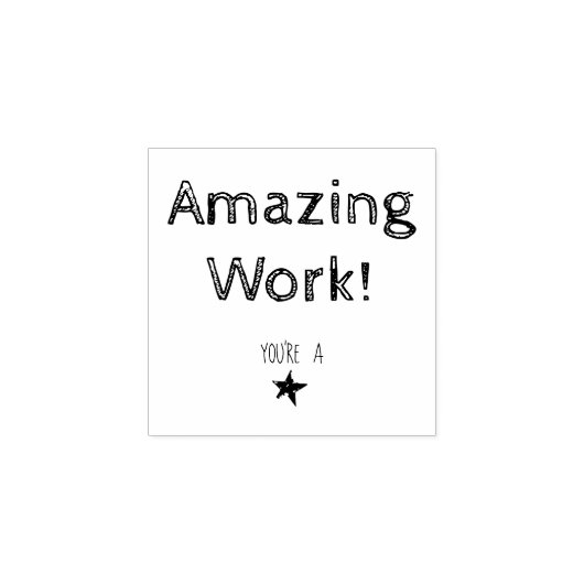 Tampons Encreurs Travail Extraordinaire ! Timbre en caoutchouc (Impression)