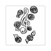 Tampons Encreurs Treble Clef Music professeur Art (Impression)