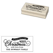 Tampons Encreurs Très Joyeux Noël Script Holiday (Tamponné)