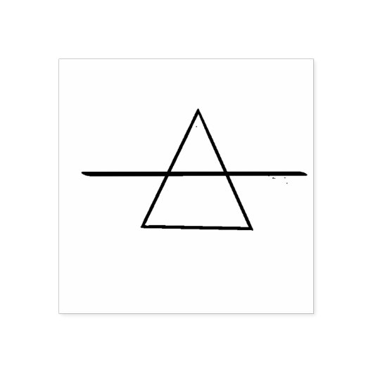 Tampons Encreurs Triangle Avec Une Ligne À Travers (Impression)