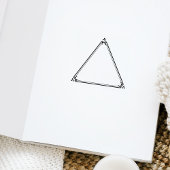 Tampons Encreurs Triangle, cadre du journal