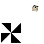 Tampons Encreurs Triangles géométriques modernes Carré Art Design (Tamponné)