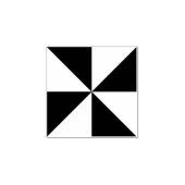 Tampons Encreurs Triangles géométriques modernes Carré Art Design (Impression)