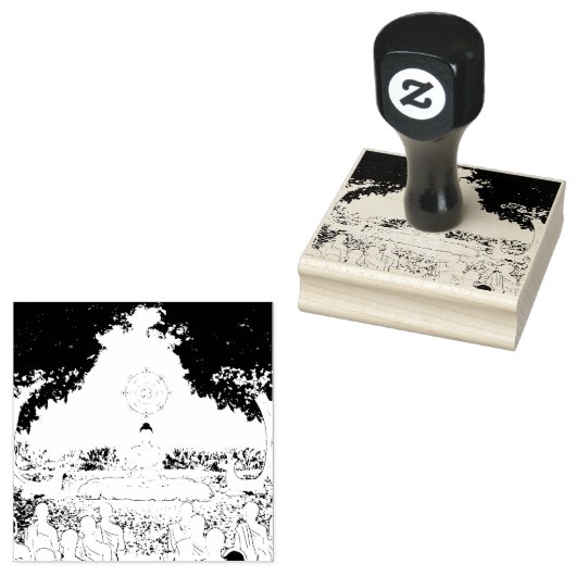 Tampons Encreurs Triple Gems : Bouddha, Dharma, Timbre en caoutchou (Tamponné)