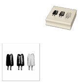 Tampons Encreurs Trois Popsicles Twin Pop Popsicle Ice Lolly Timbre (Tamponné)