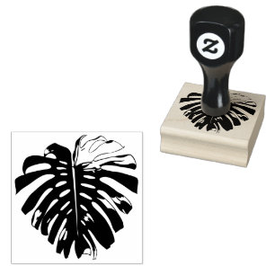 Tampons Encreurs Tropical Palm Leaf coupé Silhouette