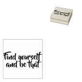 Tampons Encreurs Trouvez-vous et soyez celui-là, tampon, (Tamponné)