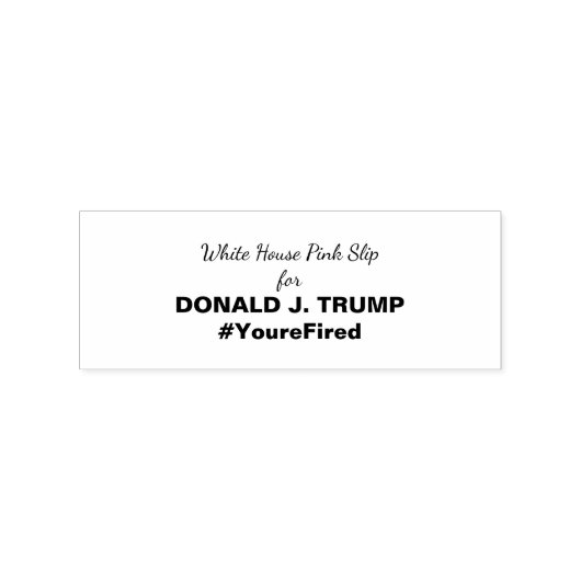 Tampons Encreurs Trump et la Maison-Blanche s'opposent à Trump (Impression)