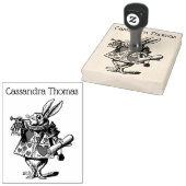 Tampons Encreurs Trumpeter Alice de la Cour du lapin blanc au pays (Tamponné)