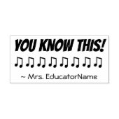 Tampons Encreurs "TU SAIS ÇA !" Timbre en caoutchouc de l'éducateur (Impression)