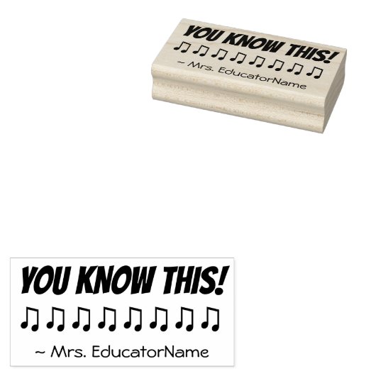 Tampons Encreurs "TU SAIS ÇA !" Timbre en caoutchouc de l'éducateur (Tamponné)