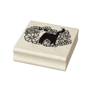 Tampons Encreurs Tuxedo Chat Purple Daisies Art