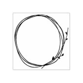 Tampons Encreurs Twig Wreath Pays Décontracté Cercle naturel entour (Impression)