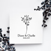 Tampons Encreurs Twigs Wedding Monogram