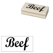 Tampons Encreurs Typographie du boeuf Timbre d'art en caoutchouc (Tamponné)