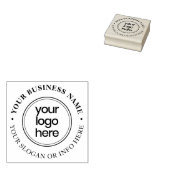 Tampons Encreurs Typographie ronde personnalisée Nom commercial Log (Tamponné)