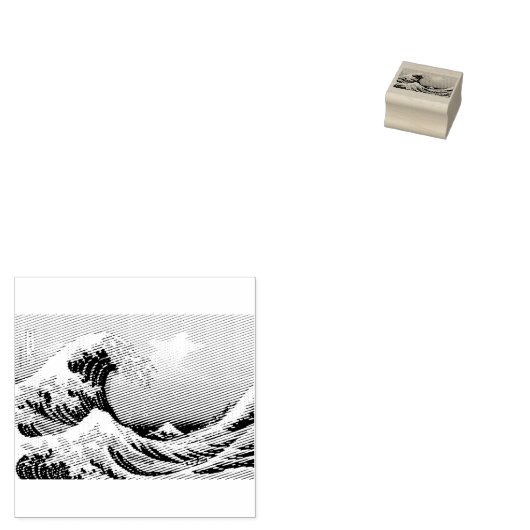 Tampons Encreurs Ukiyoe 富嶽三十六景神奈川沖浪裏 (Tamponné)