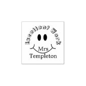 Tampons Encreurs Un enseignant personnalisé récompensé sourire (Impression)