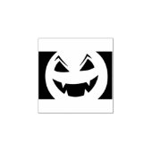 Tampons Encreurs Un mauvais visage citrouille timbre de la silhouet (Impression)