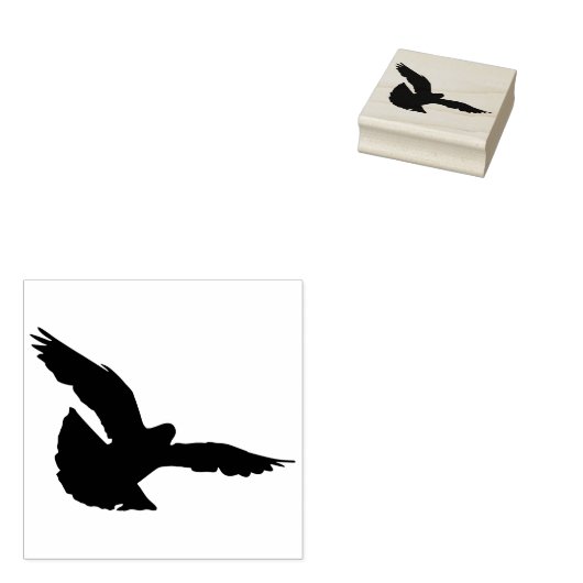 Tampons Encreurs Un pigeon en vol (Tamponné)