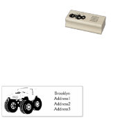 Tampons Encreurs Un Pink Monster Cartoon (Tamponné)