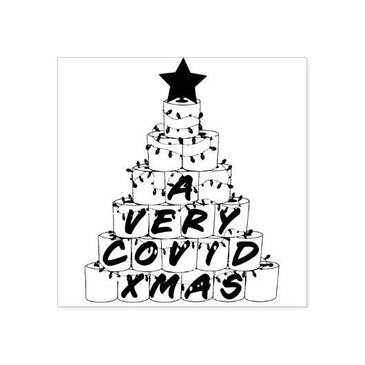 Tampons Encreurs Un très convoité Noël Toilettes Papier Arbre Bois (Impression)