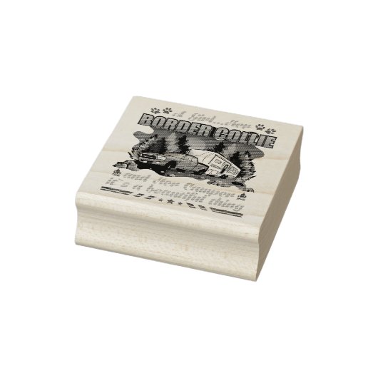 Tampons Encreurs Une fille à la frontière Collie et ses Amoureux de (Tampon)